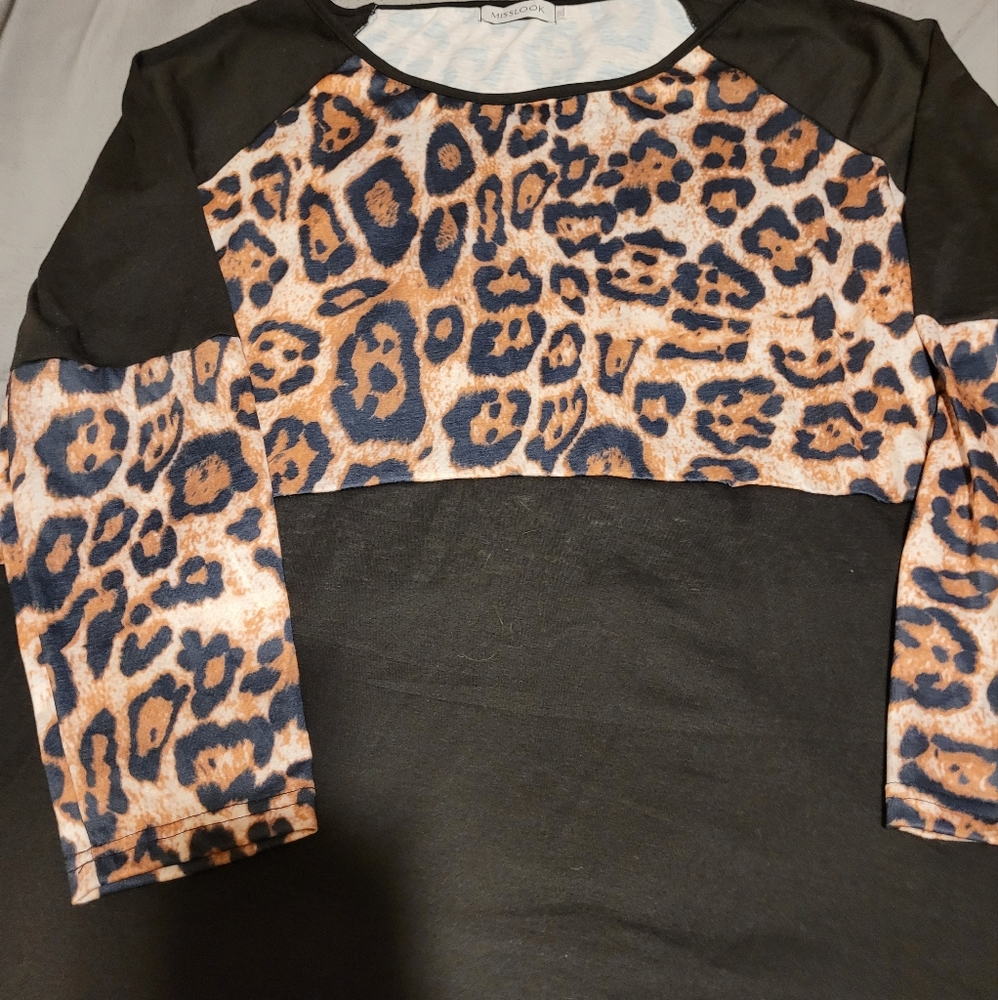 Leopard Plus Top